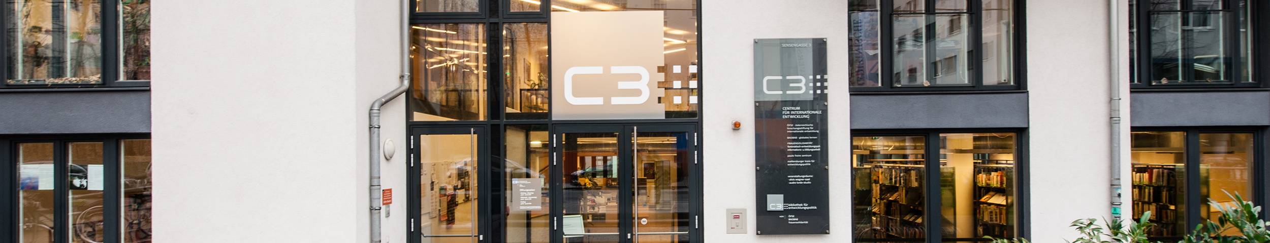 Eingang C3 von außen