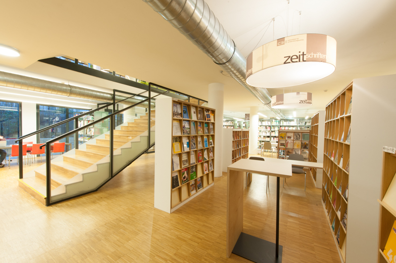Untergeschoss der C3-Bibliothek